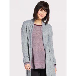 Gray long cardigan